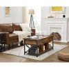 Farmhouse Brown Lift Top Muti Functional Coffee Table