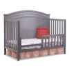 SF Home Solid Wood Toddler Bed Rail in Grey Finish - Crib Sold Separately