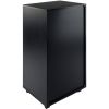 Modern Scandinavian Style 7-Drawer Storage Cabinet Chest in Black Finish