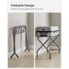 Sturdy Grey Metal Folding Luggage Rack