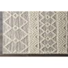 2-ft. x 3-ft. Hand Woven Wool Blend Grey Beige Ivory Persian Style Area Rug