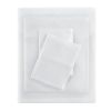 Twin XL Size 4-Piece Cotton Blend Jersey Sheet Set in White