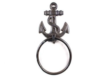 Cast Iron Anchor Towel Holder 8.5