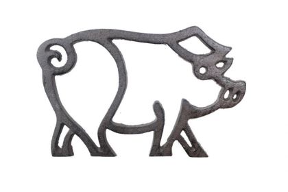 Cast Iron Pig Shaped Trivet 8