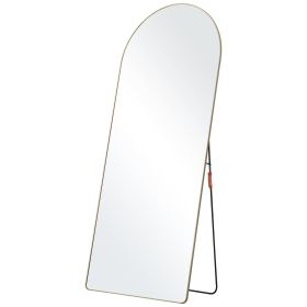 VEVOR Arched Full Length Mirror, 71'' x 30'', Large Free Standing Leaning Hanging Wall Mounted Floor Mirror with Stand Aluminum Alloy Frame