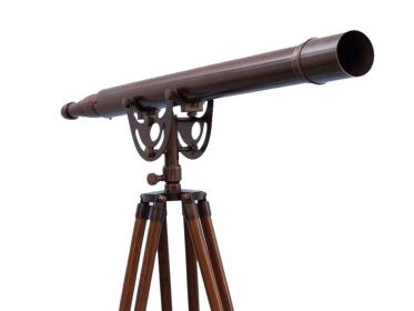 Floor Standing Bronzed Anchormaster Telescope 65