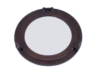 Bronze Deluxe Class Decorative Ship Porthole Mirror 17