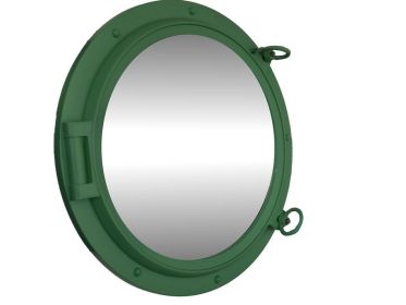 Seafoam Green Decorative Ship Porthole Mirror 24