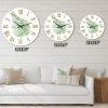 Design art 'Tropical Leaf Of Monstera Iii' Farmhouse Wall Clock(Size 36" x 36")