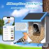 Smart Bird Feeder with Camera,Solar-Powered WiFi 4MP Live Camera,AI Identify Bird Species Auto Capture Backyard Garden Bird Watching&Motion Detection,