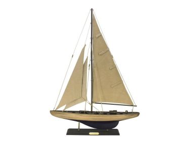 Wooden Rustic Enterprise Limited Model Sailboat Decoration 27