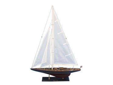 Wooden Endeavour Model Sailboat Decoration 35