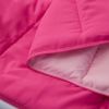 Traditional Microfiber Reversible 3 Piece Comforter Set in Pink