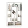 7-Cube Geometric Bookshelf Modern Decorative Open Bookcase